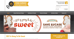 Desktop Screenshot of foodservicepromotion.com